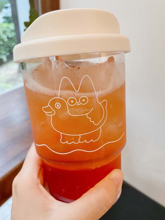 via reusable cup 비아 x 미야오 리유저블 컵 트라이탄 100도 텀블러 3종