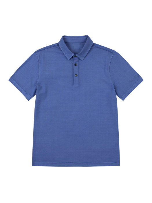 화이트볼 골프웨어 남성 가먼트 다잉 빈티지 티셔츠 (BLUE)