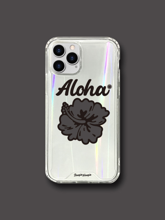 범퍼클리어 케이스 - 알로하 블랙(Aloha Black)