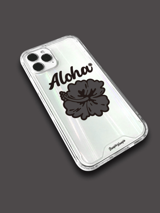 범퍼클리어 케이스 - 알로하 블랙(Aloha Black)
