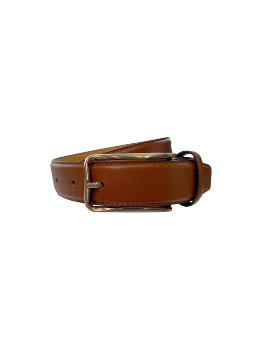 Big square leather belt