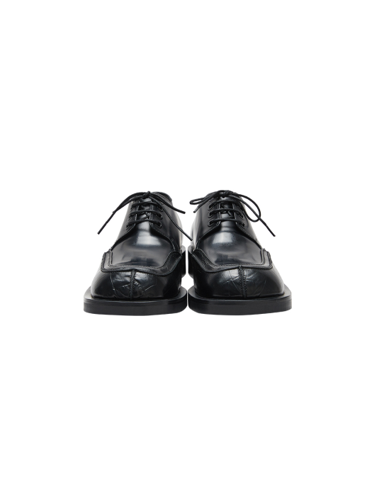 DAYNE SQUARE TOE DERBY SHOES aaa307m(BLACK)