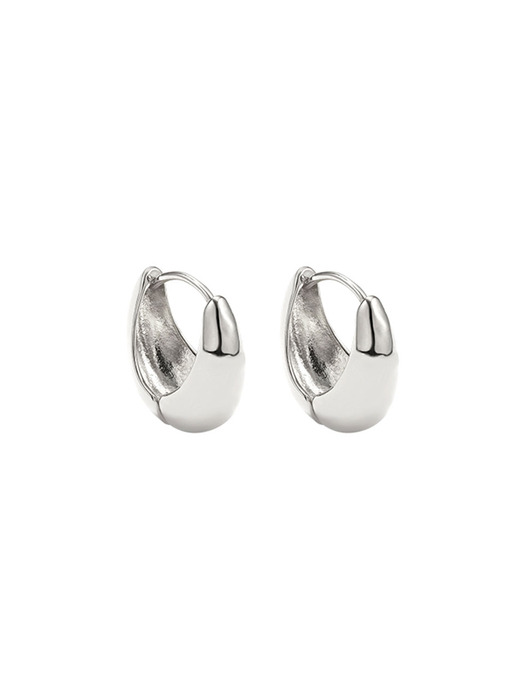 [925 silver] Deux.silver.150 / pooh earring (silver)