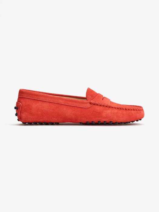 [WOMEN] 21FW GOMMINO SUEDE LOAFERS RED XXW00G00010 RE0 R020