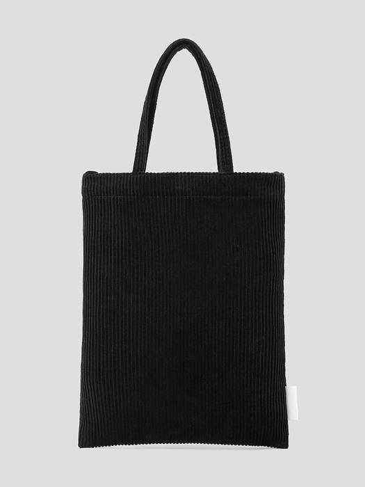 Corduroy Mini Eco Bag  Black (KE2XD3M015)