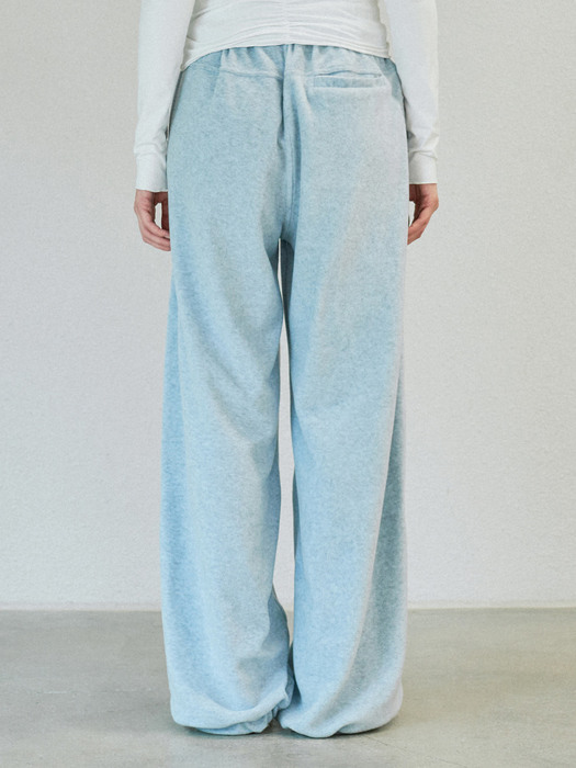 BANDING FLEECE PANTS (blue)