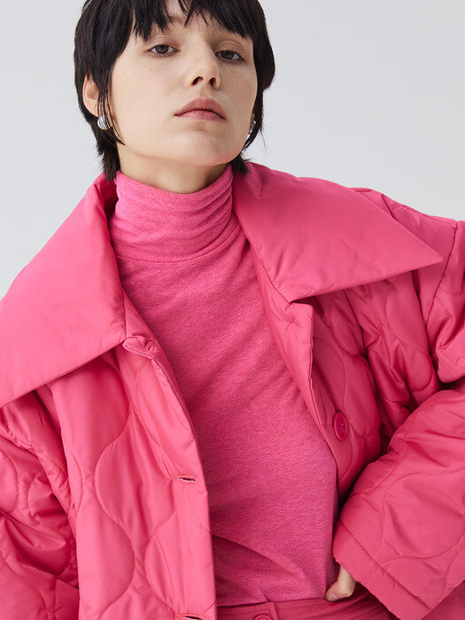 TURTLENECK T-SHIRT [PINK]