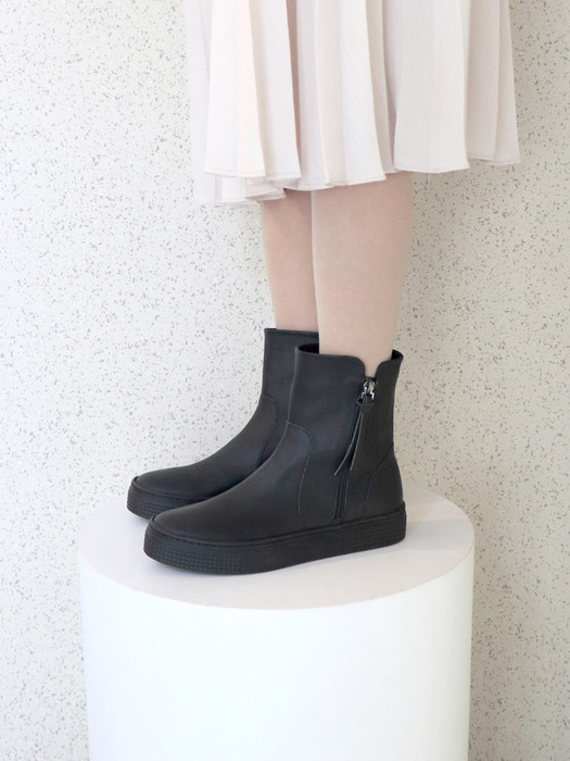 Modern Light Slip-On Ankle Boots