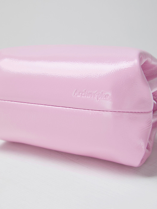 Mini pillow bag(glow pop pink)