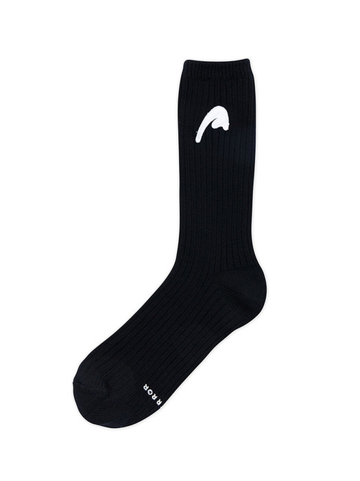 A-peec logo socks Noir