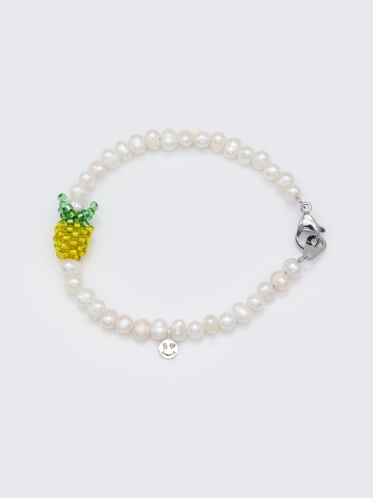 Juicy fresh water pearl Bracelet 컬러 비즈 과일 팬던트 담수진주 팔찌
