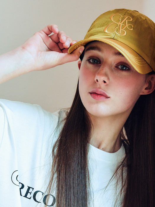 RECLOW RWL REC NYLON BALL CAP [MUSTARD]