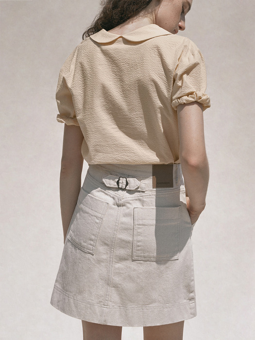 Worker pocket skirt (natural)