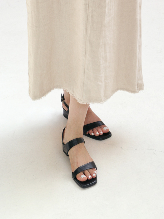 Bonnie two strap sandals_CB0104(4colors)