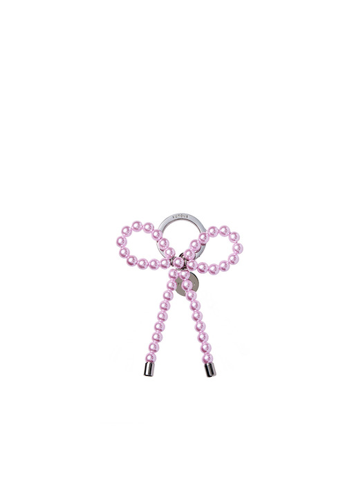 Pearl Ribbon Charm (펄 리본 참) Pink