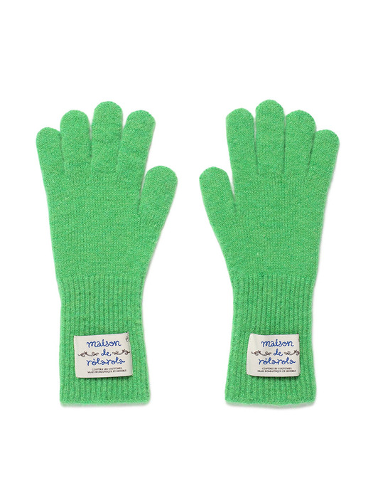 MAISON DE ROLA GLOVES GREEN