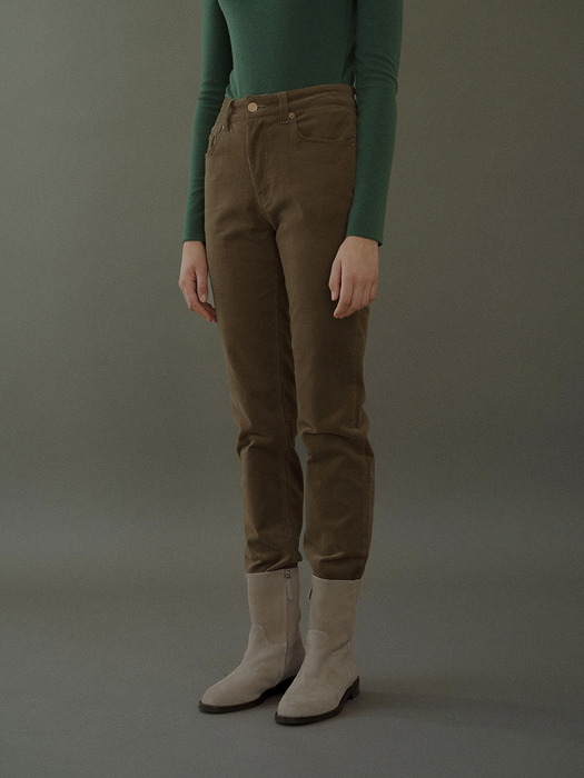 Paul Corduroy Straight Pants (2 colors)