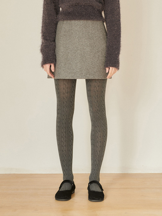 Frances Wool Mini Skirt