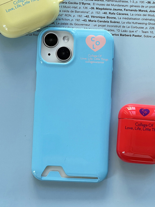 Heart Logo Card Pocket Case _ver.2 (4color)