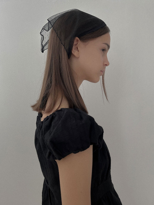 [24 SUMMER][SALT Label] MARRY PUFF BLOUSE_BLACK