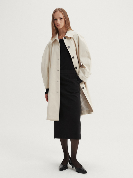 FONDE TRENCH COAT (CREAM)