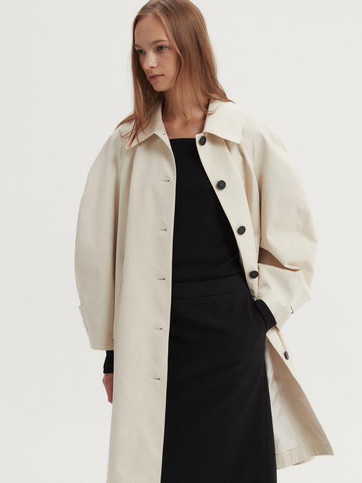 FONDE TRENCH COAT (CREAM)