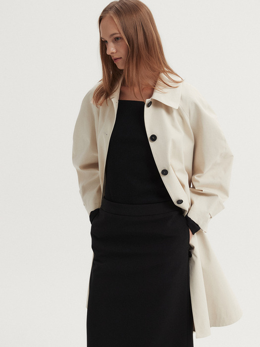 FONDE TRENCH COAT (CREAM)