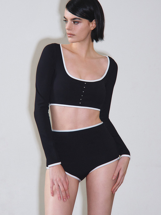 볼 라인 클래식 비키니브라 (Black)