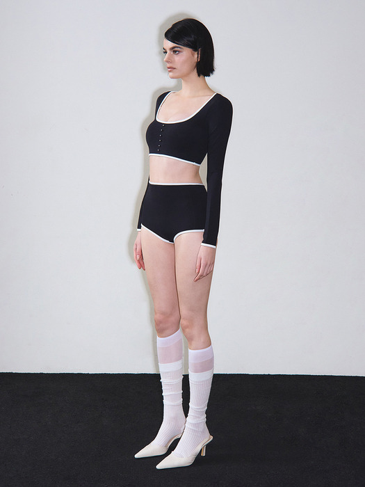 볼 라인 클래식 비키니브라 (Black)