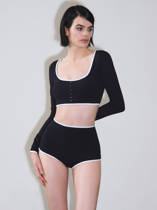 볼 라인 클래식 비키니브라 (Black)