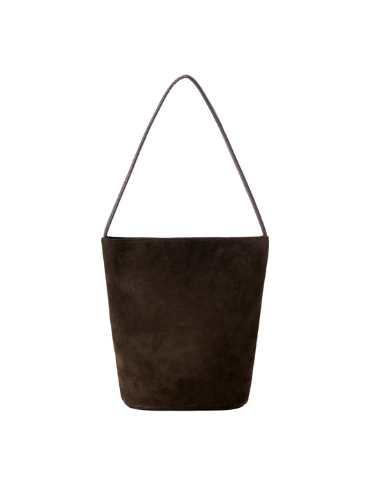 Love Suede Shoulder Bag 러브 스웨이드 숄더백_Chocolate 초콜릿 [소가죽]