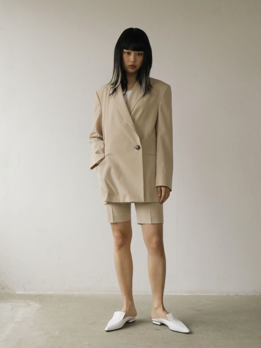 19SS SUMMER OVERSIZE JACKET /BEIGE