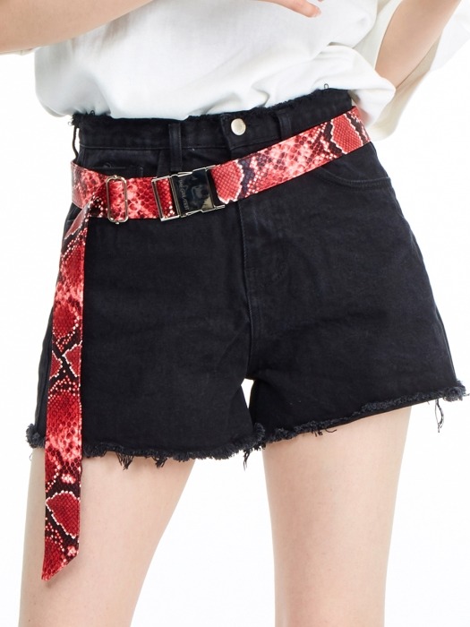 GT19SUMMER 12 Python Belt RED