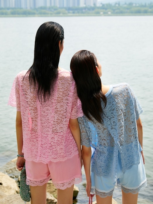 19SS 3RD LACE HALF PANTS_PINK