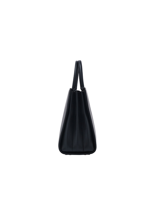 Lucky Pleats Tote M Rich Black