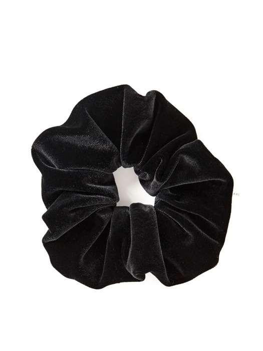 Black, Ivory, Burgundy Velvet Scrunchie