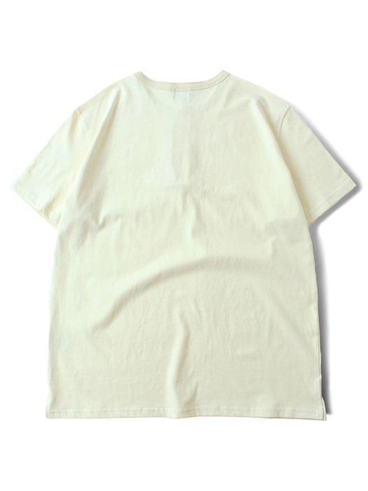 COZY HENLY NECK T-SHIRT [Ivory]