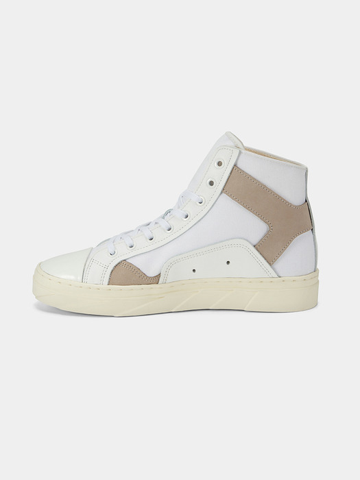 CANVAS HIGH WHITE SNEAKERS