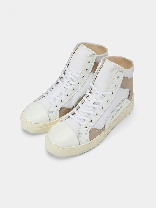 CANVAS HIGH WHITE SNEAKERS