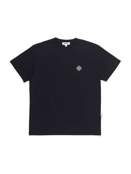 Tube Needlepoint T-shirt _ BLACK