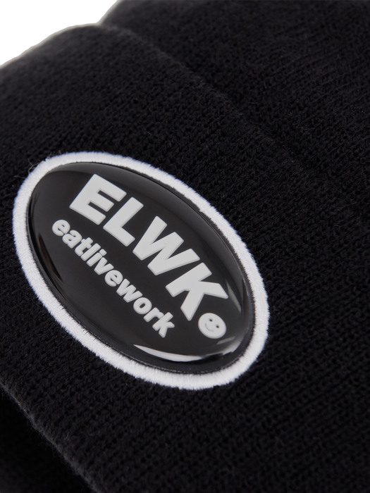 ELWK Logo Beanie (BLACK/WHITE)
