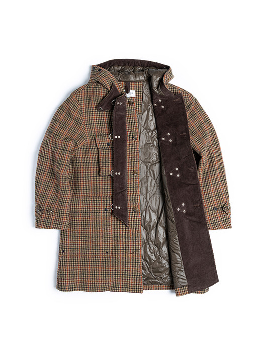 FIREMAN COAT / MULTI GUNCLUB CHECK