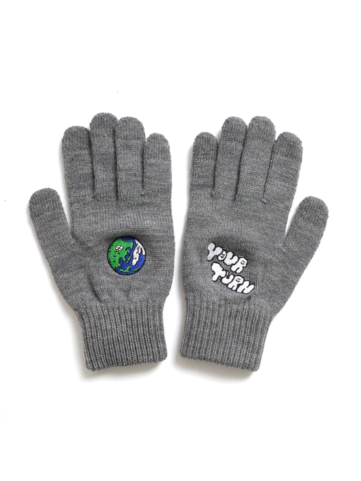 [EZwithPIECE] EARTH SMART GLOVES (GREY)