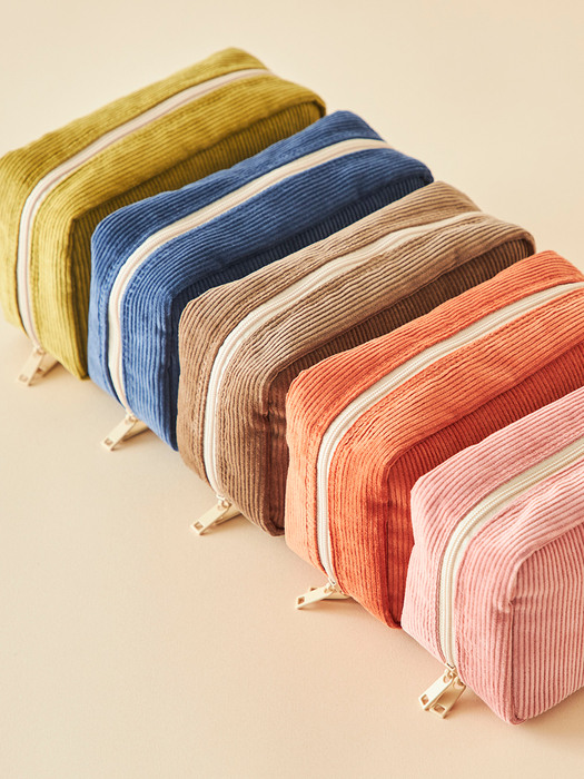 DAY MAKE-UP POUCH _ CORDUROY (5color)