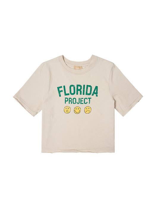 SI TP 5023 Florida Washing Crop T-shirt_Light beige