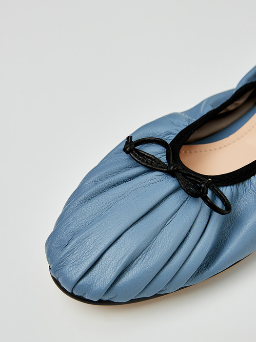 베일 발레리나 플랫 (Blue Veil Ballerina Flats)