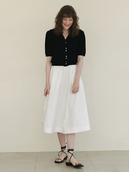 Cotton Full Skirts (White)