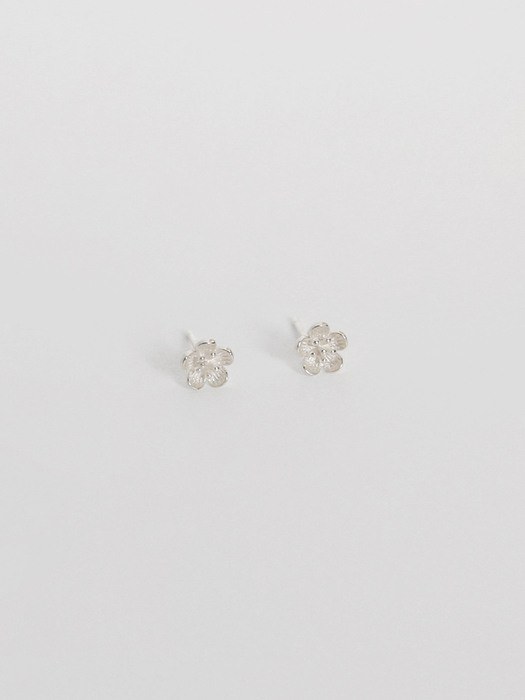 silver 925 cherry blossoms earrings
