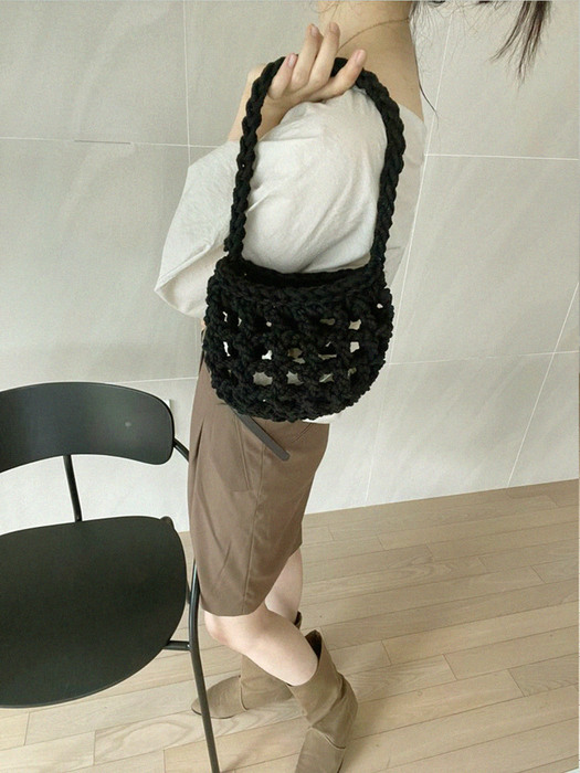 Net crochet bag_4 colors