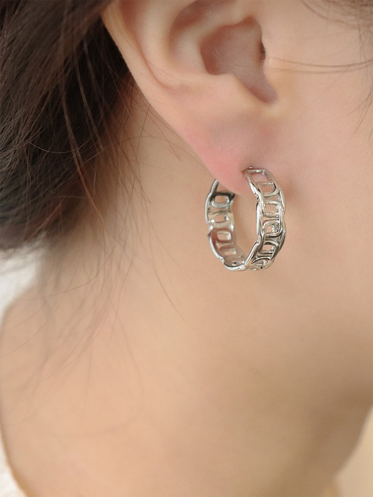 Link Hoop Earrings